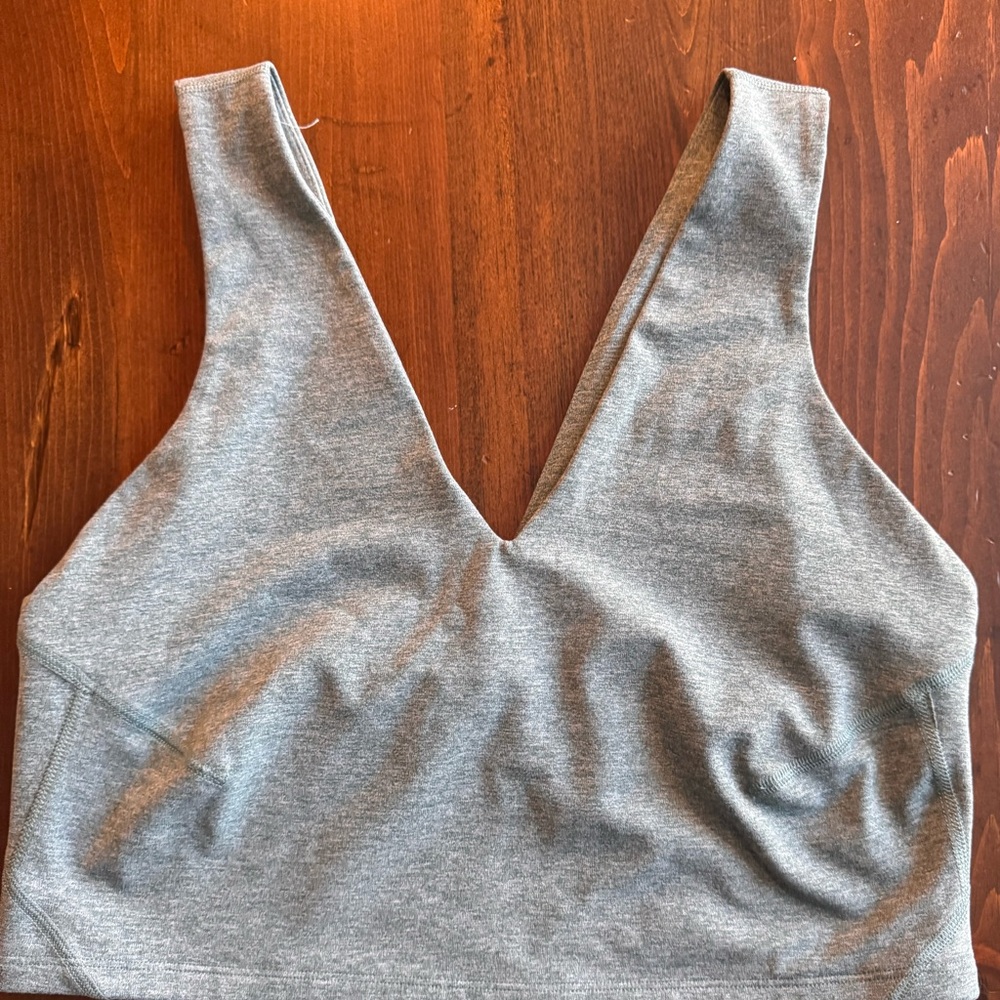Midnight Jade V-Neck Crop Top